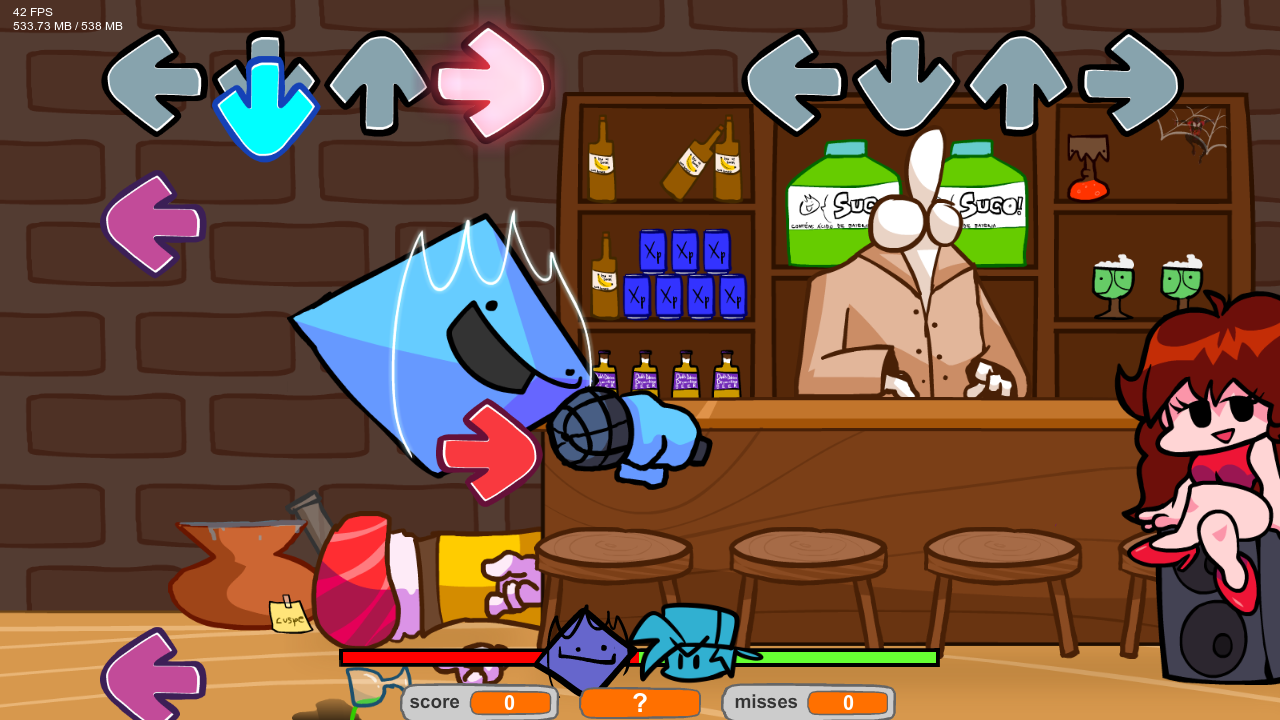 Gameplay do mod (Week Principal)