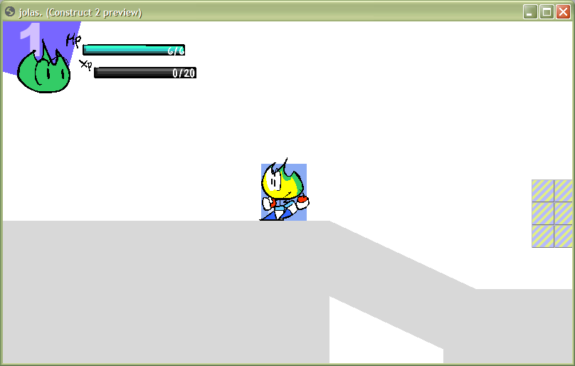 Print do jolas. rodando na Construct 2