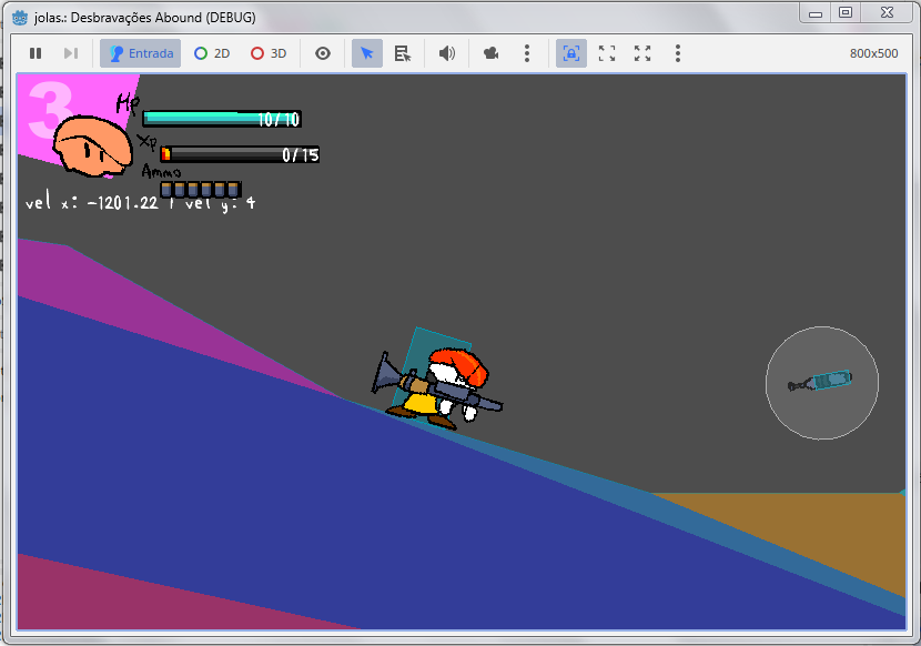 Um dos personagens jogáveis, Sushi Brando, no jolas.
